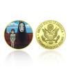 Japanese anime commemorative coin gift box set, cat gold and silver coins, fan collection