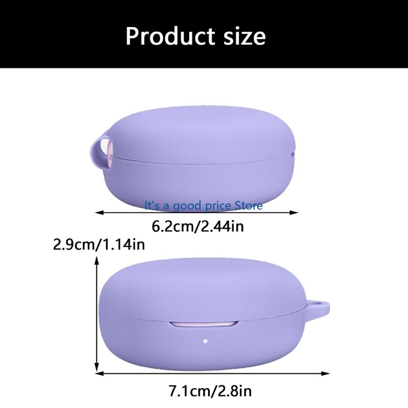 Scratchproof Case Shockproof Skin Wrap for Earbuds A Dustproof Enclosure Housing Washable Silicone Sleeve Enhances Grip