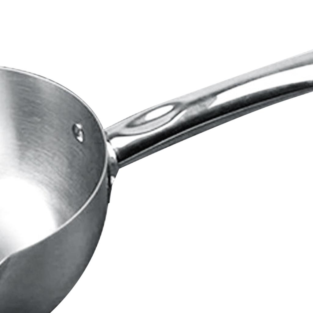 Stainless Steel Butter Warmer Pan Multifunctional Prevent Stick Milk Warmer Saucepan for Household Kitchen