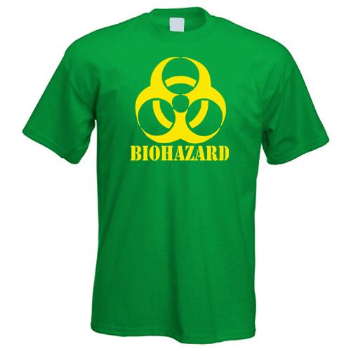 Biohazard TShirt Emo Gamer Cool Rock Music Zombie Apocalypse Armageddon