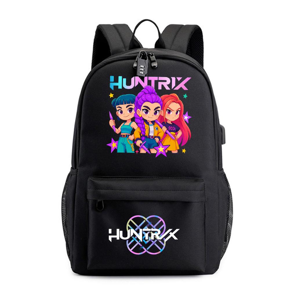 Anime Cartoon K-pop Printed Backpack for Teenager Student Girl Boy Bookbag Schoolbag Women Large Capacity Waterproof Travel Bag Kid Gift