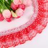 1pcs Printing Dots Embroidered Lace Trim 3 Layer DIY Craft Trim Lace Ribbon  Sewing Craft