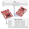 B50B-300Pcs TTP223 Touch Key Switch Module Touching Button Capacitor Type Single Channel Self Locking Touch Switch Sensor