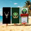 Horký Jägermeister Velký ručník Mikrovláknový plážový ručník, Rychleschnoucí, Bez písku, Ultrajemné vlákno, Super měkký.