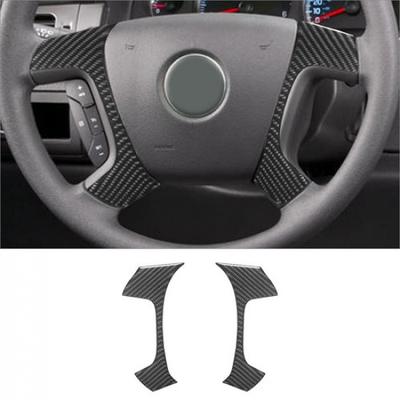 Acabamento de Tampa de Acento para Volante em Fibra de Carbono para Tahoe/Silverado/Yukon/Sierra