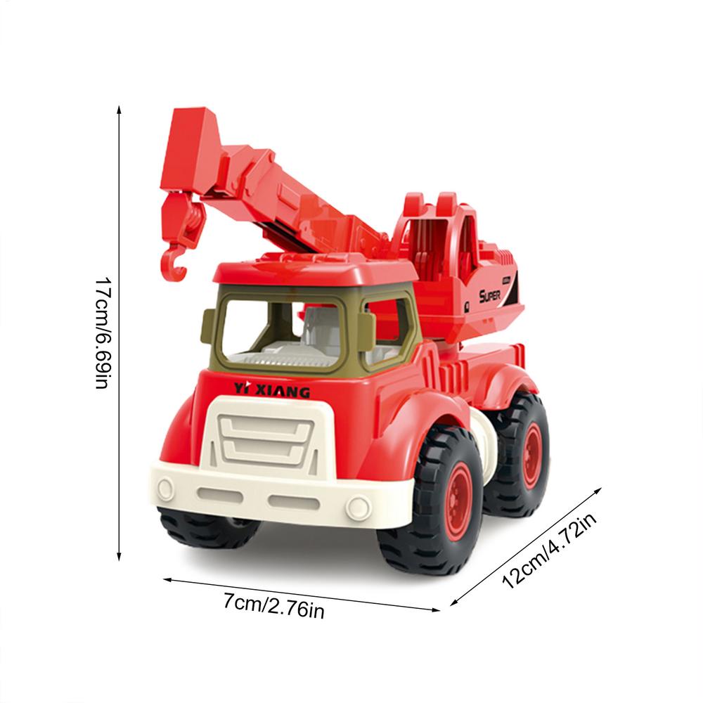 1 Pack Pull Back Cars Construction Powered Toy Vehicles Construction Multipurpose Construction Vehicle Toys for Toddlers