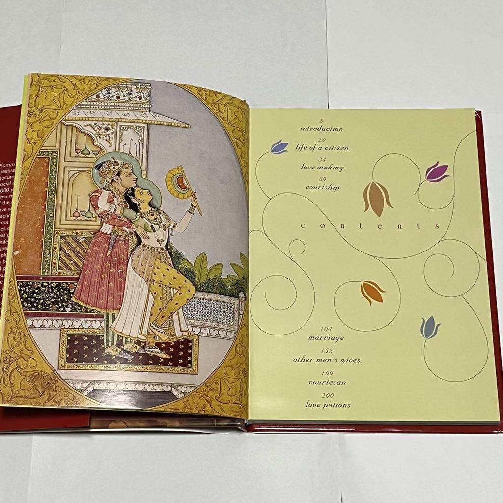 [USED] Gorgeously Bound "Kama Sutra" - the World's Oldest Erotic Book, with Beautiful Illustrations (English) 216 Pages