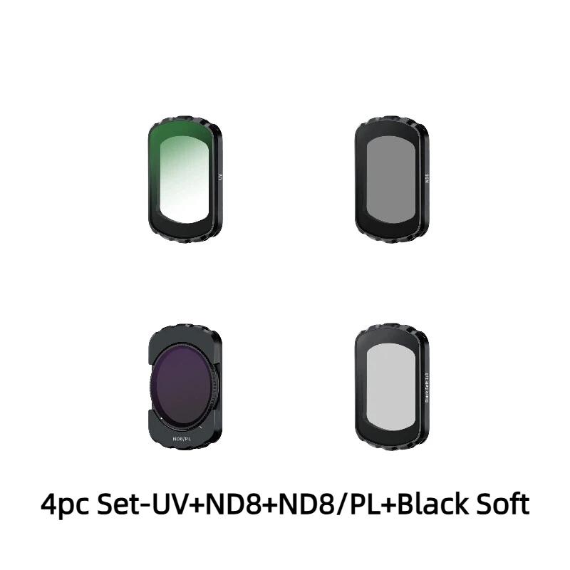 Magnetic Coated Glass Lens Filter for DJI Pocket 3 Pocket 4 UV CPL ND ND-PL Black Mist Variable ND Camera Photography Accessory