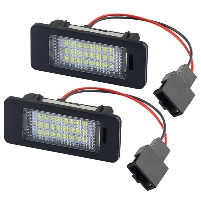 Popular Car Canbus Error Free LED License For A1 A4 B8 4D 5D A5 S5 2D 5D A6 S6 VW Golf Passat Led Number Lamp