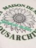 LA MAISON STUDIO Unisex Sunflower Circle Logo Regular Fit Sweatshirt Oatmeal (Fcf1Ts327M)