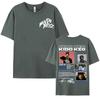 Rapper Kidd Keo Bando Boyz Tour Merch Tee Shirt Mens Women Harajuku Hip Hop Punk Street Tshirt Casual Cotton Oversized T Shirt