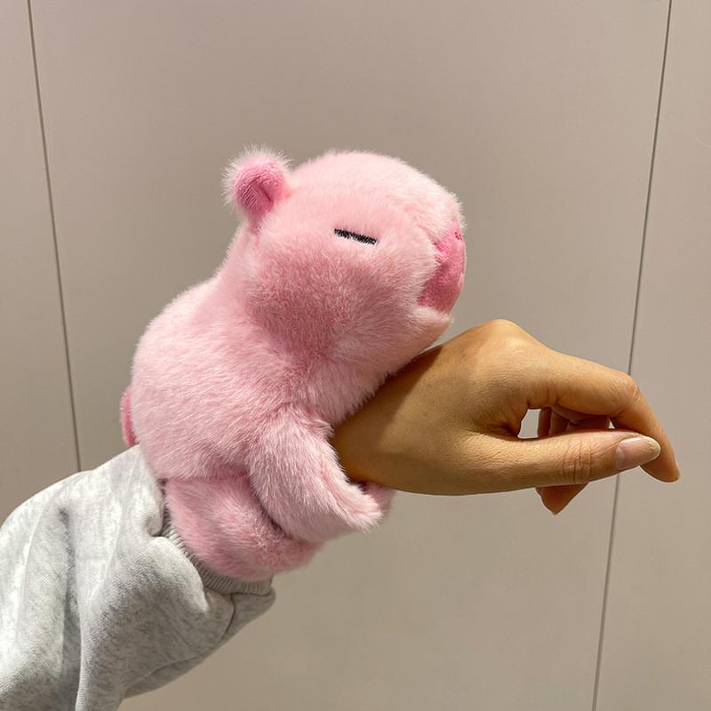 Capybara Plush Sweet Wristband Toy Adorable Stuffed Animal Figure With Filling Soft