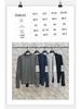 TB Jesień/Zima Unisex Sweter Dzianinowy z Okrągłym Dekoltem i Trzema Guzikami