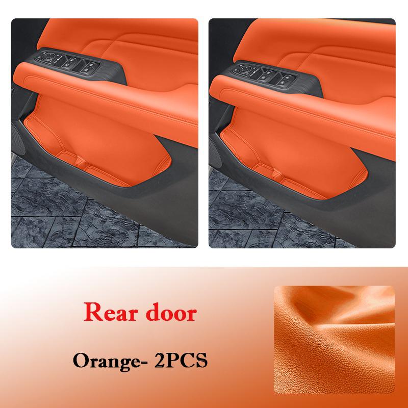 For Haval H9 2026 2026 Car Door Slot Storage Box Leather Protective Pad Cover WaterProof Organize Barrel Interior Accessories