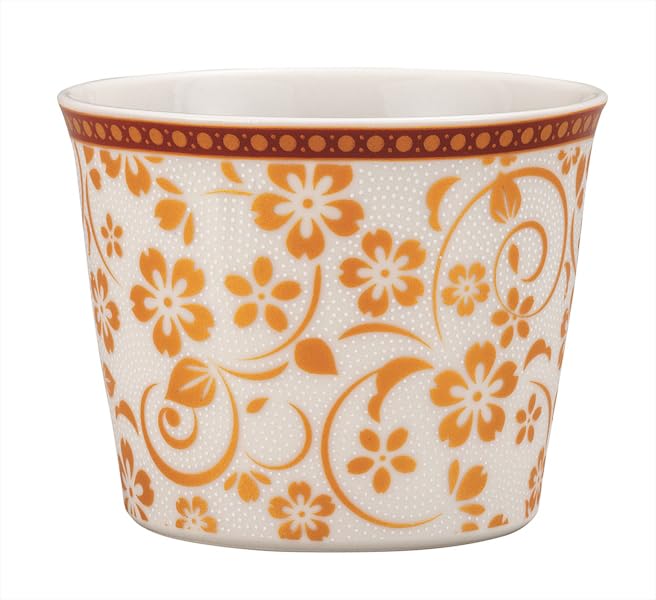 

Керамическая чашка для саке Кутани с белыми цветками вишни, K9-417