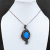Sleeping Beauty Turquoise Pendant Copper Wire Wrapped Pendant Latest Design Pendant Handmade Copper Wire Jewelry Gemstone Pendant For Gifts