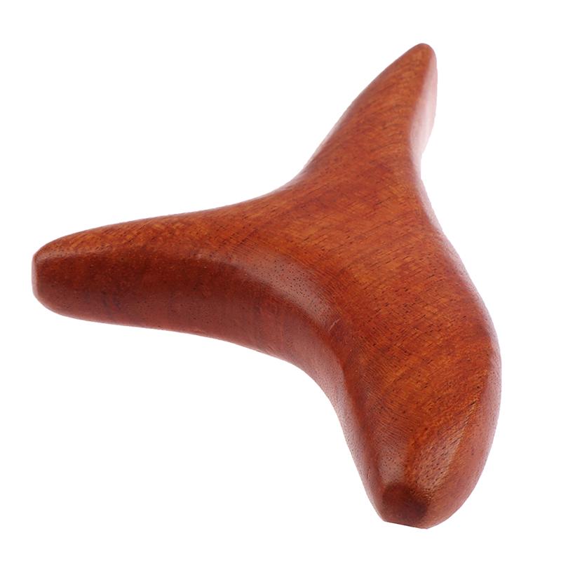 Dřevěný trojúhelníkový masážní přístroj na tělo Akupunktura Terapie Reflexologie Relaxace Uvolnění stresu