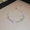 Korean Luxury Four-Leaf Clover Shell Bracelet: Adjustable Summer Bangle for Women
