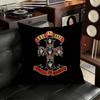 Band GGuns N Roses Pillow Case Antidustmite Pillowcase Invisible zipper silky short plush Sofa cushion cover