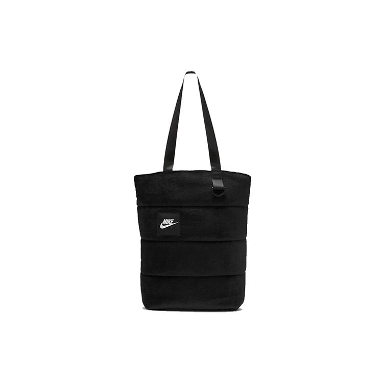 New Nike Sportswear Polyamide Tote Bag Shopping Bag Handbag Small Size Unisex Black CU3930-010