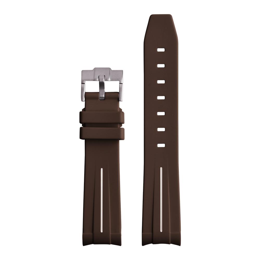 Curved End Rubber Strap 20mm Silicone Suitable For Omega X S-watch Joint MoonSwatch Men Women Waterproof Bracelet