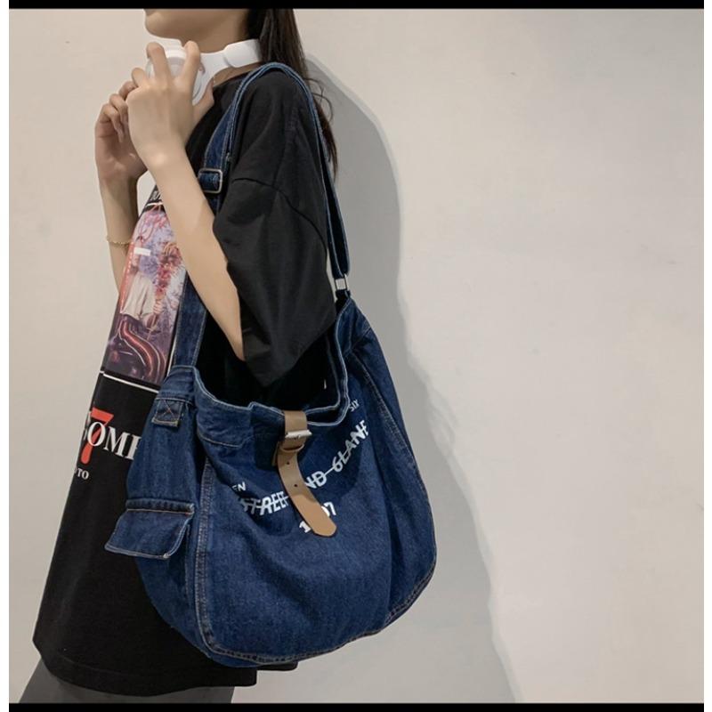 New Cowboy Bag Female Shoulder Bag Temperament Cowboy Large Capacity Tote Bag