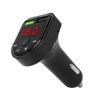 F5 Car FM Transmitter Bluetooth 5.0 MP3 Player USB2.0 Phone Charging with Colorful Ambient Light