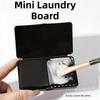Mini Makeup Brush Washboard Square Puff Cleaner Make Up Tool Brush Cleaning Mat  Cosmetic Storage