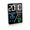 Aninako Alarm Clock, Digital LED Table Clock, Battery Operated, USB Cable Powered, Time/Temperature Display, Multifunctional, Quiet, Snooze Function,