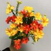 One Bouquet 7 Branch 28 Heads Cute Silk Daisy Artificial Decorative Flower DIY Wedding Floral Arrangement Home Room Table Decor