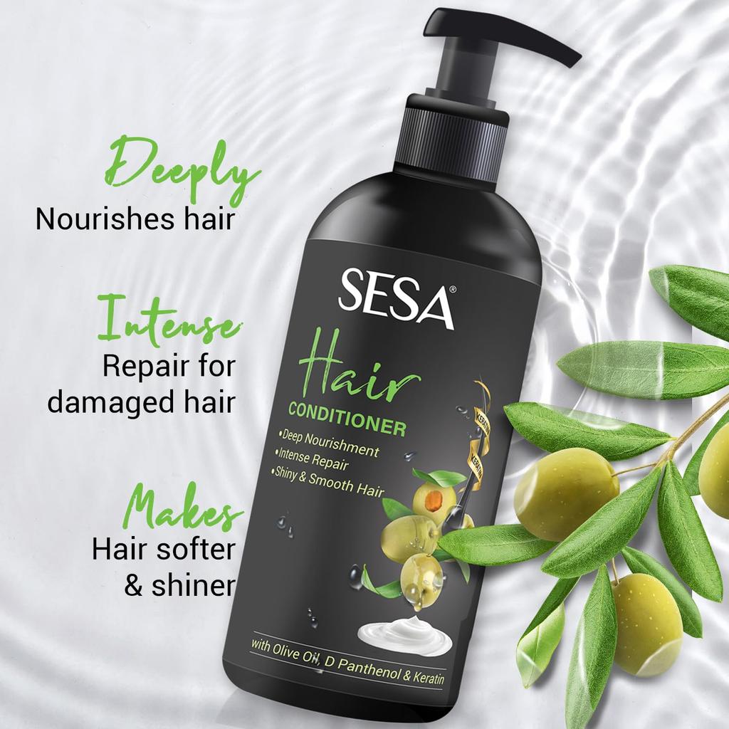 Sesa Hair Conditioner For Dry Frizzy Hair 300Ml | Deep Nourishment For Smooth Soft Silky Hair | Frizz Control & Shine Boost Formula
