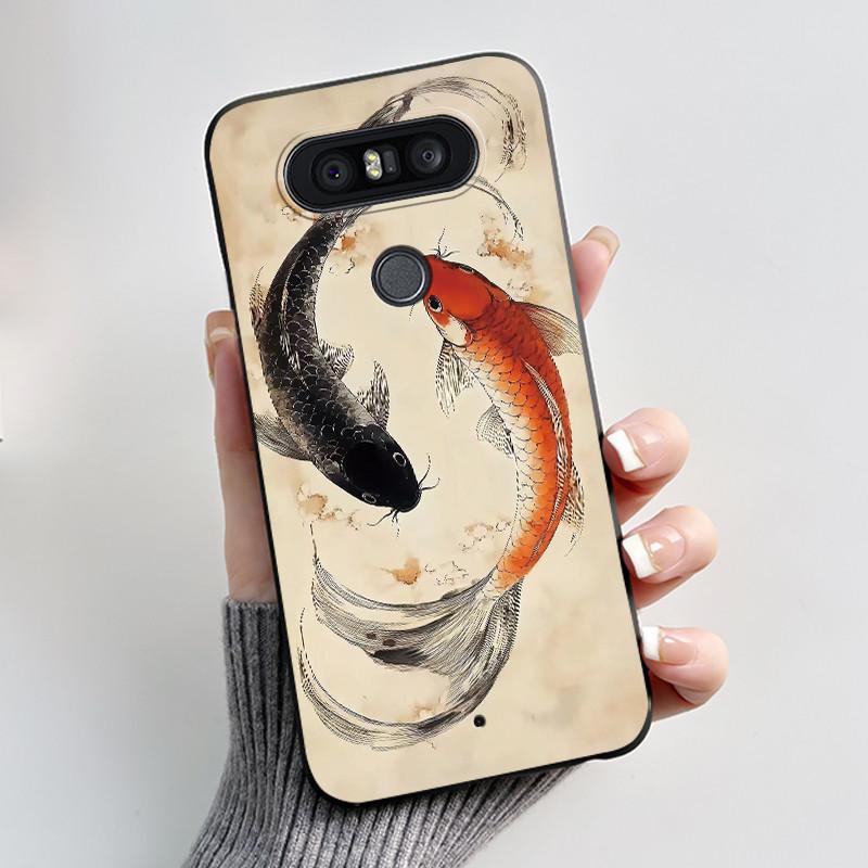 Casing For LG Q8 (2017) Luxury Dragon Cute Cool Boys Girls Black Matte Soft Silicone Phone Case Back Cover Protective TPU Shell