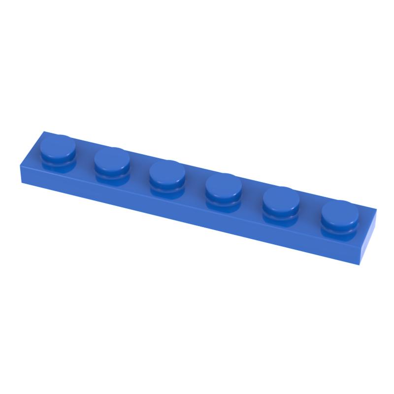 High-Standard [Funbrick] Superior-Grade 50100200Pcs High-Standard Plate First-Class 1X6 3666 High-Standard Compatible First-Class With 50PCS