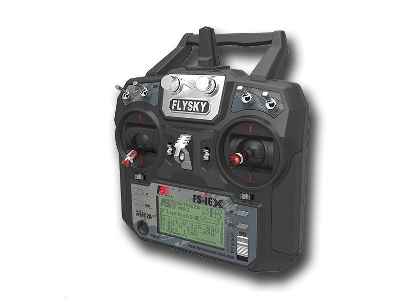FLYSKY Fusi i6X 6-/10-Channel Transmitter for IA6B/IA10B Receivers, Racing Drone Remote Control