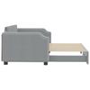 Vidaxl Sofa Rozsuwana, Jasnoszara, 90X200 Cm, Tkanina