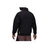 Jordan Solid Color Logo Stand Collar Zip Jacket Men Jacket Black DM3090-010