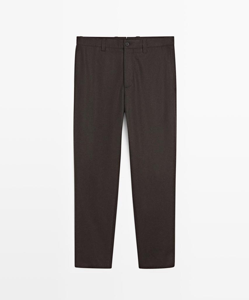 Masimodutti Total Look Wool Blend Pants