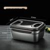 304 Stainless Steel Rectangular Food Storage Container Set