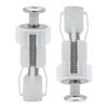 Kit di Ricambio Viti per Sedile WC Ferramenta per Bagno 2 Pezzi Fissaggio Stringitubo per Sedile WC Montaggio a Pavimento