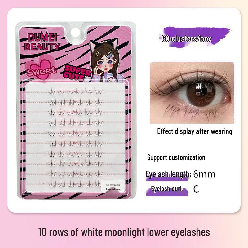 10-Row Autumn Leaf & Sunflower Faux Eyelashes - Flat, Glue-Free