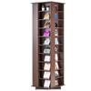 Spinning Media Tower 4-Sided Revolving Media Tower 1040 CDs Espresso