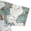 Vintage 60s Open Collar Animal Pattern Short Sleeve Open Collar Shirt Men's Used