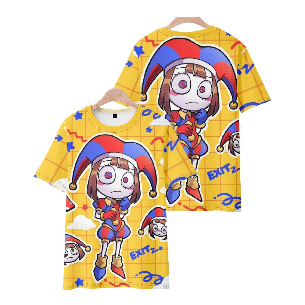 Lustiges The Amazing Digital Circus Anime T-Shirt Cooles Herren-T-Shirt O-Ausschnitt Casual Unisex Streetwear Fashion T-Shirt Camisetas Ropa Hombre