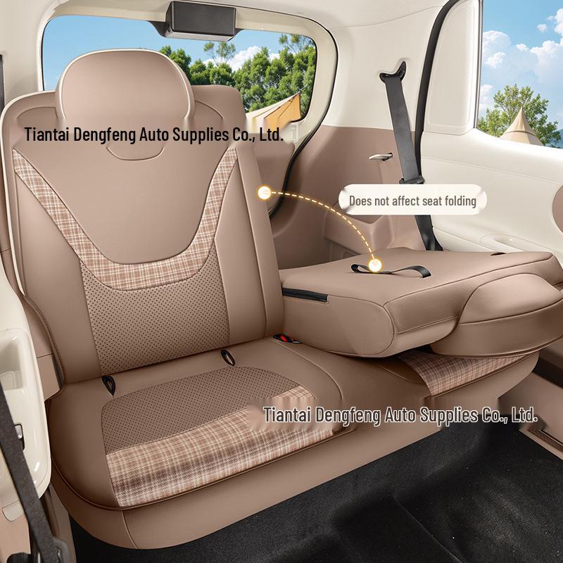 Leather Car Seat Covers for Wuling Bingo Pro - Universal, All-Season, Full Coverage Seat Cushions