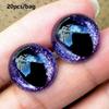 20pcs/set with Golden Onion Gasket Safety Glitter Eyes Crafts Puppet Colored Eyes Accessories