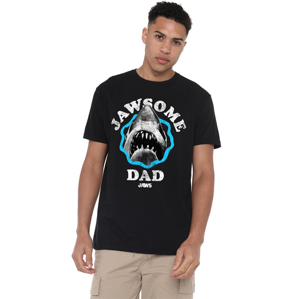 Jaws Unisex Adult Jawsome Dad Father's Day T-Shirt