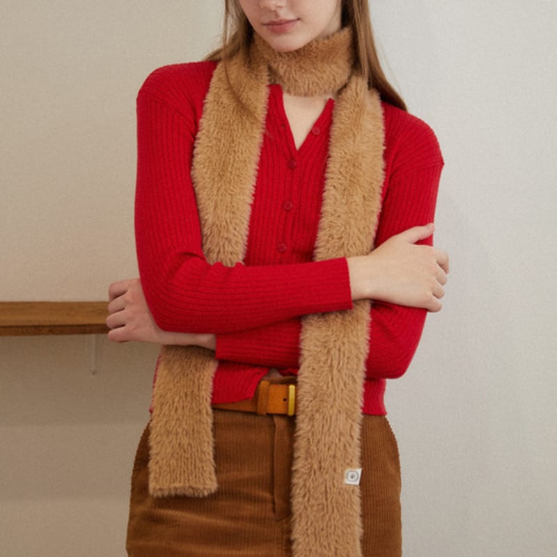 TATIANA Puppy Slim Fur Muffler MF8110