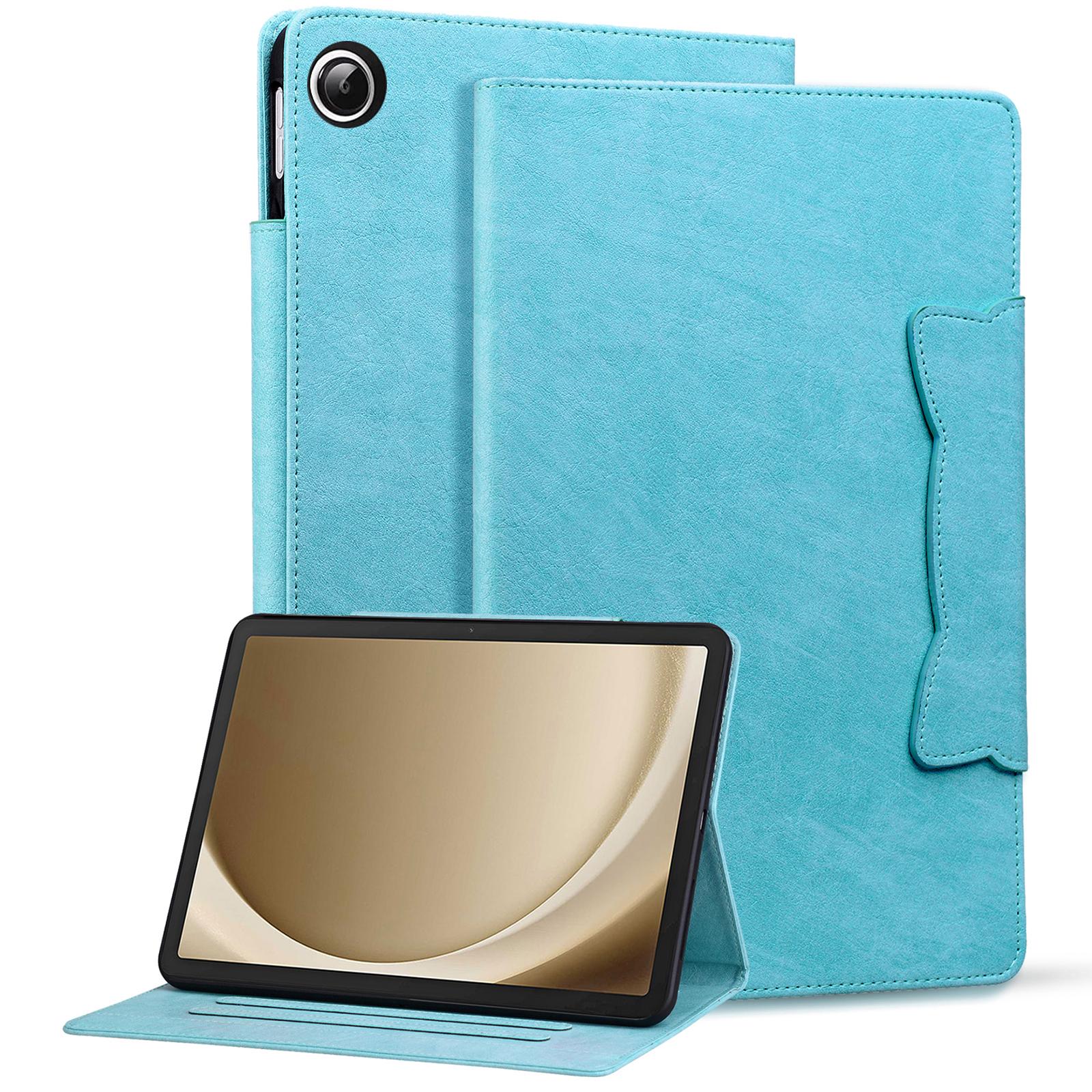 

For Samsung Galaxy Tab A9+ X210 X215 X216 Case PU Leather Folio Tablet Cover with Card Slots A