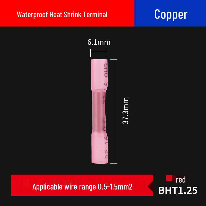 Purple Heat Shrink Waterproof Wire Splice Connector - Insulated Cable Tool