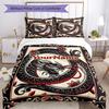Tattoo Style Customize Your Name Bedding Set Breathable Duvet Cover with Pillowcases Home Decoration Birthday Gift